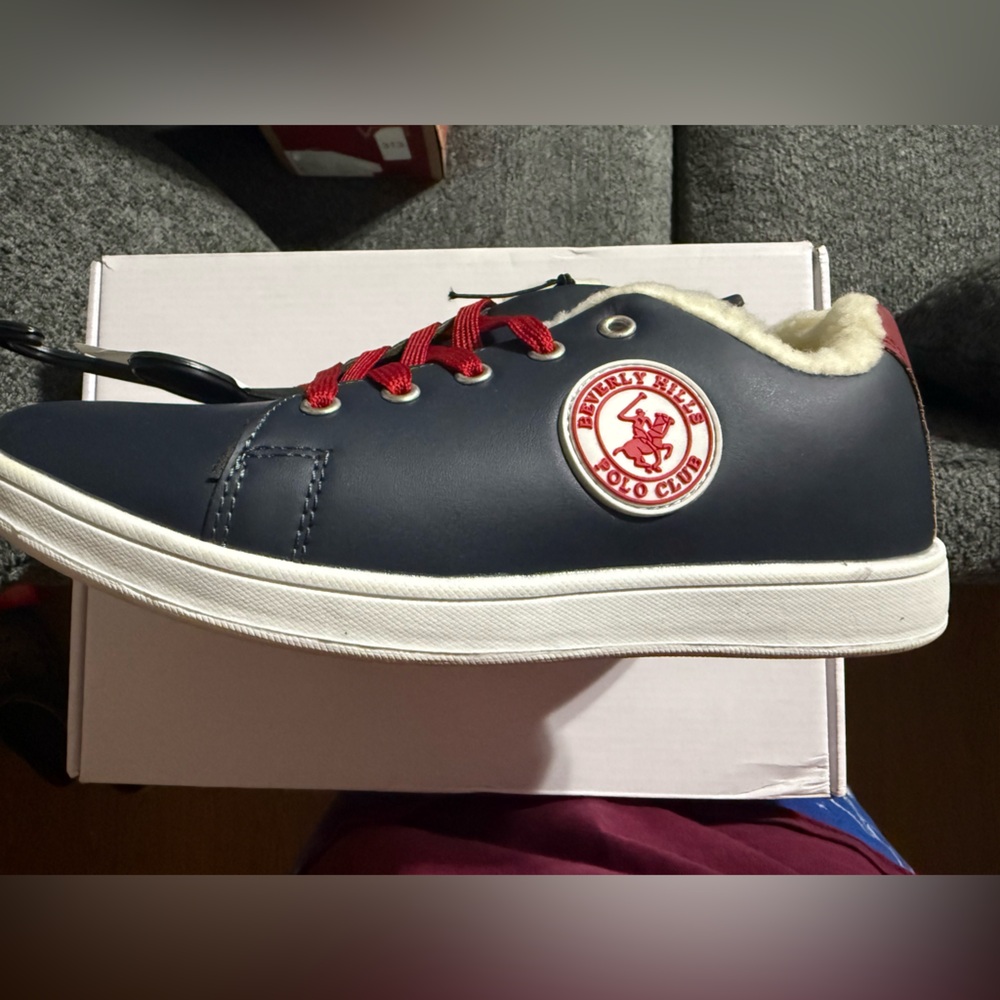 Beverly Hills Polo Club Blue and Red Sneakers